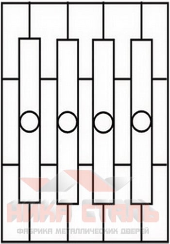 Сварная решетка на окно СР 18