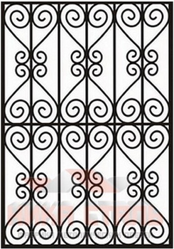 Сварная решетка на окно СР 25